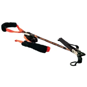 Titan Lifts 1.5 Inch Deluxe Ratchet Straps – 1 Pair DRS-15-BO