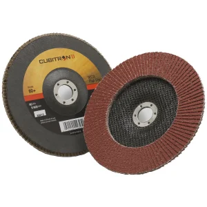 3M Cubitron II Flap Disc 967A 7″ Type 27 Grade 80+ 55613