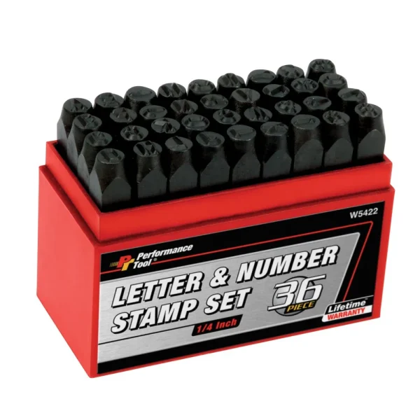 Performance Tool 1/4 in. Steel Letter/Number Stamp W5422