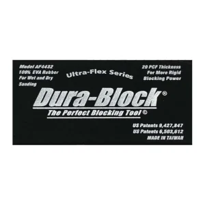 Dura-Block 5-5/8 Inch Ultra-Flex Scruff Pad Hook and Loop 5-5/8 Inch x 2-5/8 Inch x 9/16 Inch AF4432