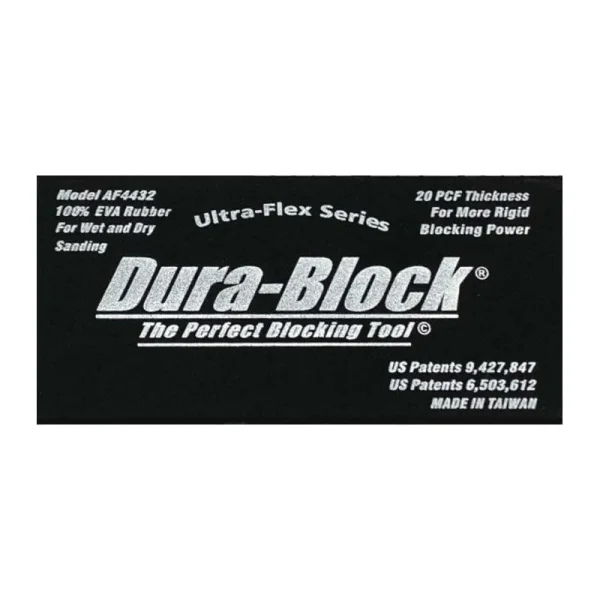 Dura-Block 5-5/8 Inch Ultra-Flex Scruff Pad Hook and Loop 5-5/8 Inch x 2-5/8 Inch x 9/16 Inch AF4432