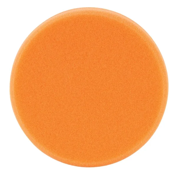 Dynabrade 5 1/2 In. Dynacut Orange Foam Flat Face Polishing Pad, Hook and Loop 79703