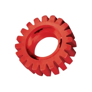 Dynabrade 4 In. x 1 1/4 In. RED TRED Eraser Wheel 92255