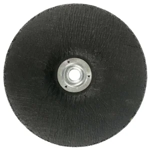 Weiler 56279 6″ x 1/4″ Wolverine Type 27 Grinding Wheel, A24R, 5/8″-11 Nut, 10/BOX