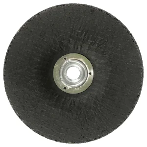 Weiler 56449 5″ x 1/4″ Wolverine Type 27 Grinding Wheel, A24R, 5/8″-11 Nut, 10/BOX