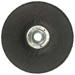 Weiler 56455 4-1/2″ x 1/4″ Wolverine Type 27 Grinding Wheel, A24N, 5/8″-11 Nut, 10/BOX