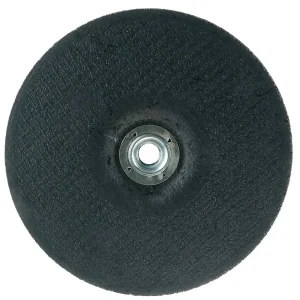 Weiler 56468 7″ x 1/4″ Wolverine Type 27 Grinding Wheel, A24R, 5/8″-11 Nut, 10/BOX