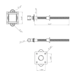 Yost Model Y18SS 18 Inch Vise Screw