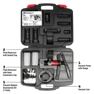 Powerbuilt 22PC VACUUM PUMP SET KIT29 648744