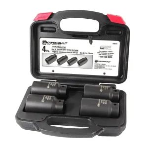 Powerbuilt 4PC AXLE NUT SOCKET SET KIT10 648635