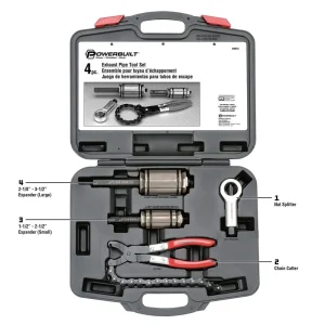 Powerbuilt 4 PC EXHAUST SET KIT42 648612