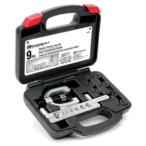 Powerbuilt 9PC DOUBLE FLARING TOOL SET KIT23 648610