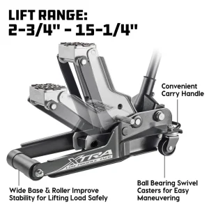 Powerbuilt 2 Ton Xtra Low Profile Garage Jack 620479E