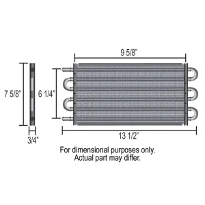 Derale Tube & Fin Cooler (-6AN) 13316