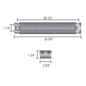 Derale Frame Rail Cooler – 24 Inch (-6AN) 13225