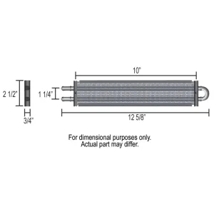 Derale 2-Pass Power Steering Cooler 13200