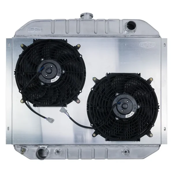 Cold Case 66-79 Ford Truck Dual 12″ FOT575AK Radiator and Fan Kit