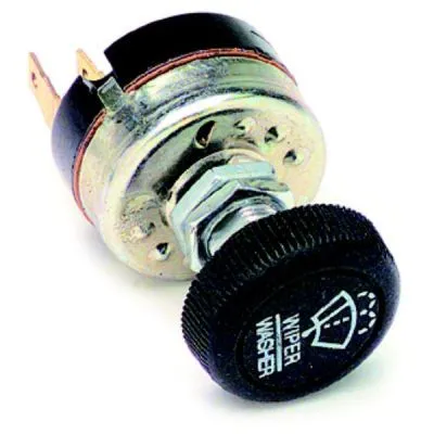 Painless Windshield Wiper Switch w/Black Knob 80173