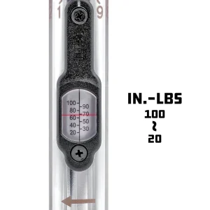 Powerbuilt 1/4 Inch Drive TPMS T-Handle Torque Wrench 649971
