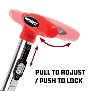 Powerbuilt 1/4 Inch Drive TPMS T-Handle Torque Wrench 649971