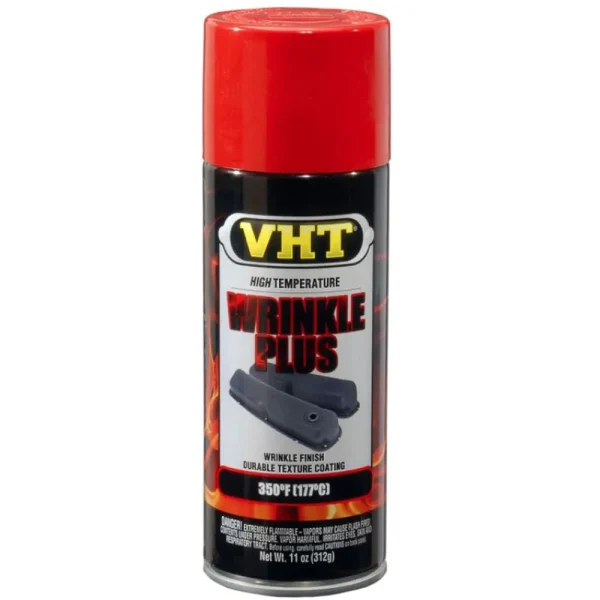 VHT Wrinkle Plus Coating High Temp Red Aerosol 11 OZ SP204