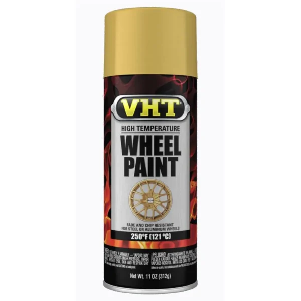 VHT Wheel Paint High Temp Matte Gold Flake Aerosol 11 OZ SP193
