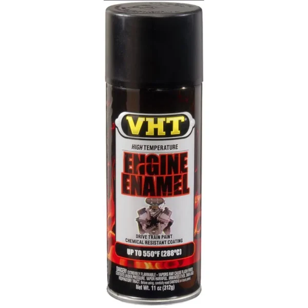 VHT Engine Enamel High Temp GM Satin Black Aerosol 11 OZ SP139