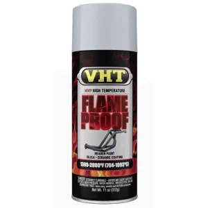 VHT Flameproof Coating Very High Temp Flat Silver Aerosol 11 OZ SP106