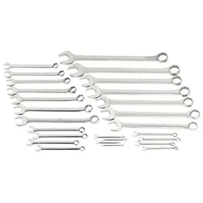 Proto 1200-80ASD Torqueplus 12-Point Combination Wrench Sets, 26 Piece, Inch, Oval Handle, satin (1 Set)