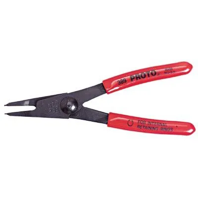 Proto 389 Internal Retaining Ring Pliers, 5 3/8 in, w/.038 Tip (1 EA)