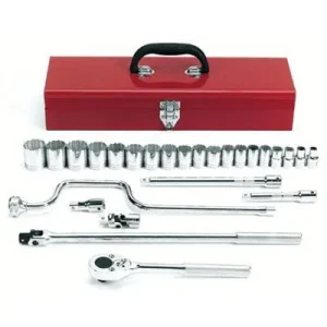 Proto 54124 TorquePlus 12-Point 1/2 in Drive Tool Socket Set, 26 Piece (1 Set)