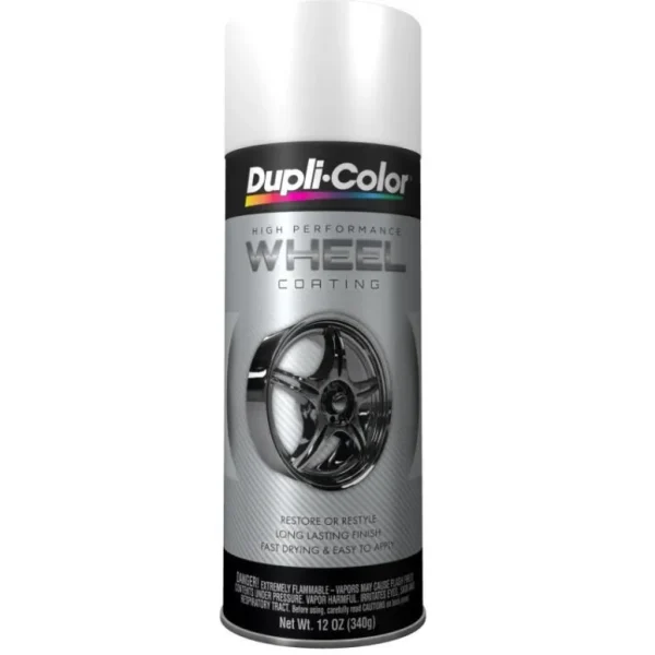 Dupli-Color Wheel Paint High Performance White Aerosol 11 OZ HWP100
