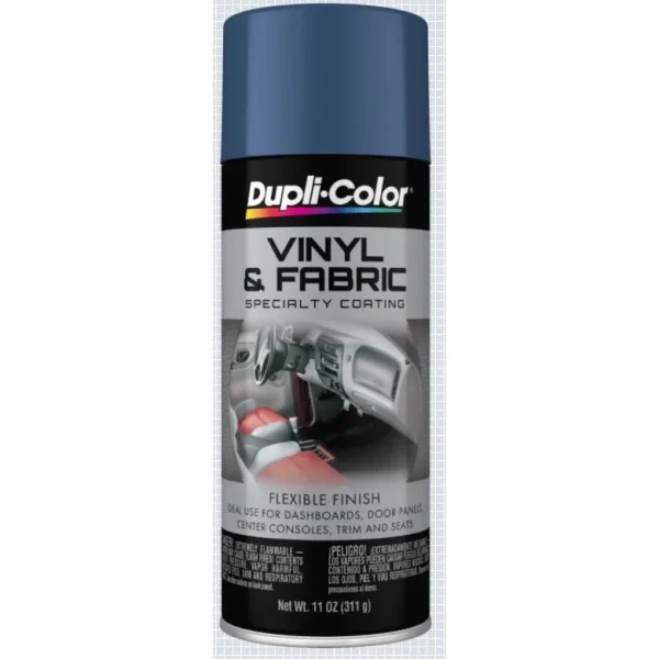 Dupli-Color Vinyl & Fabric Spray High Performance Medium Blue Aerosol 11 OZ HVP112