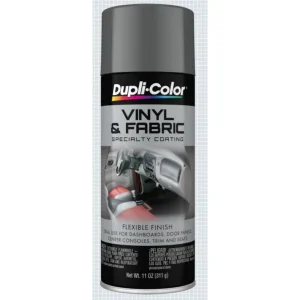 Dupli-Color Vinyl & Fabric Spray High Performance Charcoal Gray Aerosol 11 OZ HVP111
