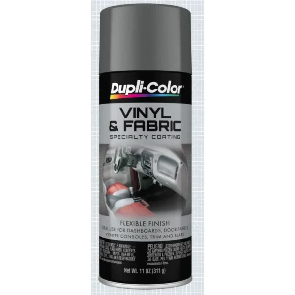 Dupli-Color Vinyl & Fabric Spray High Performance Charcoal Gray Aerosol 11 OZ HVP111