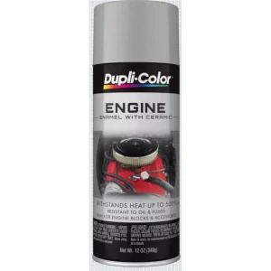 Dupli-Color Engine Paint with CERAMIC Cast Coat Aluminum Aerosol 12 OZ DE1650
