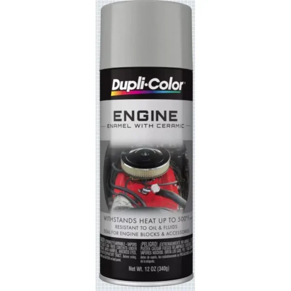 Dupli-Color Engine Paint with CERAMIC Cast Coat Aluminum Aerosol 12 OZ DE1650