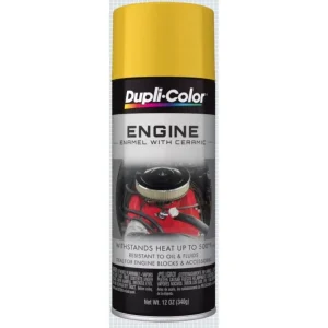 Dupli-Color Engine Paint with CERAMIC Daytona Yellow Aerosol 12 OZ DE1642