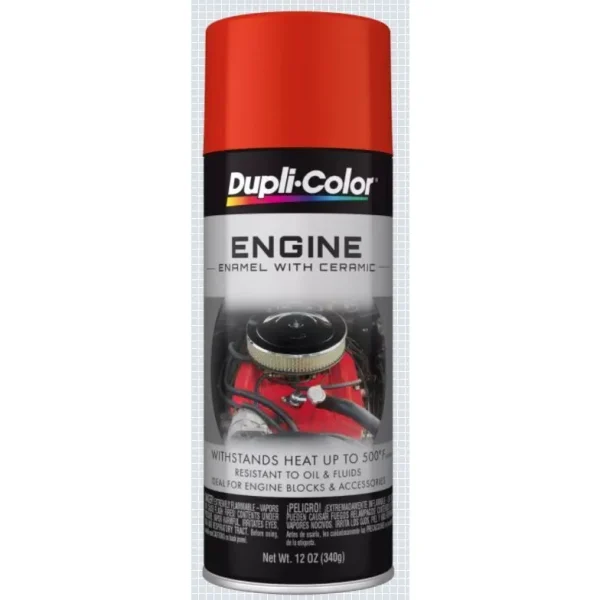 Dupli-Color Engine Paint with CERAMIC Chevrolet Orange Aerosol 12 OZ DE1620