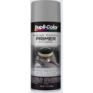 Dupli-Color Engine Paint with CERAMIC Gray Engine Primer Aerosol 12 OZ DE1612