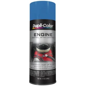 Dupli-Color Engine Paint with CERAMIC Chevrolet Blue Aerosol 12 OZ DE1609