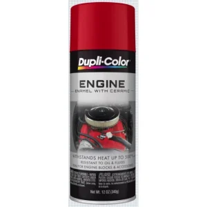 Dupli-Color Engine Paint with CERAMIC Ford Red Aerosol 12 OZ DE1605