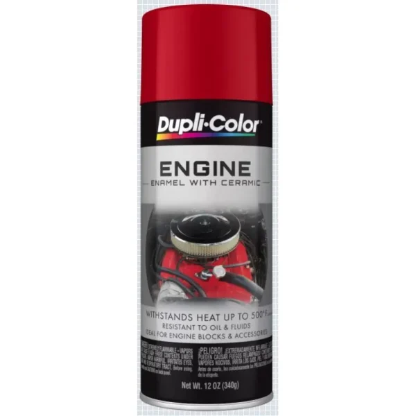 Dupli-Color Engine Paint with CERAMIC Ford Red Aerosol 12 OZ DE1605