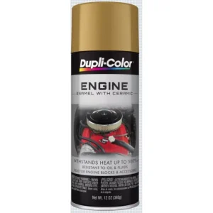 Dupli-Color Engine Paint with CERAMIC Universal Gold Aerosol 12 OZ DE1604