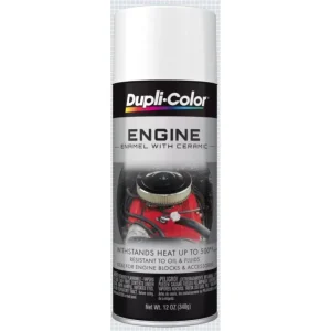 Dupli-Color Engine Paint with CERAMIC Universal White Aerosol 12 OZ DE1602
