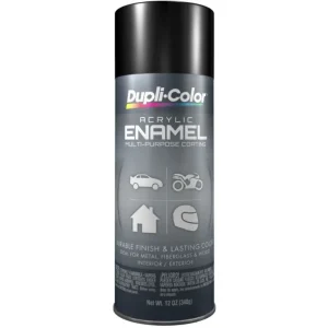 Dupli-Color Multi-Purpose Enamel Gloss Black (OSHA Black) Aerosol 12 OZ DA1600