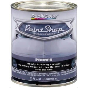 DUPLI-COLOR PAINT SHOP FINISH SYSTEM Gray Primer Quart 32 OZ BSP100