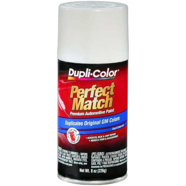 Dupli-Color Perfect Match Premium Automotive Paint General Motors Olympic White (50 WA8624) Aerosol