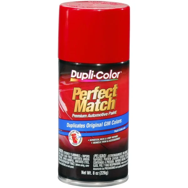 Dupli-Color Perfect Match Premium Automotive Paint General Motors Bright Red (81 WA8774) Aerosol 8