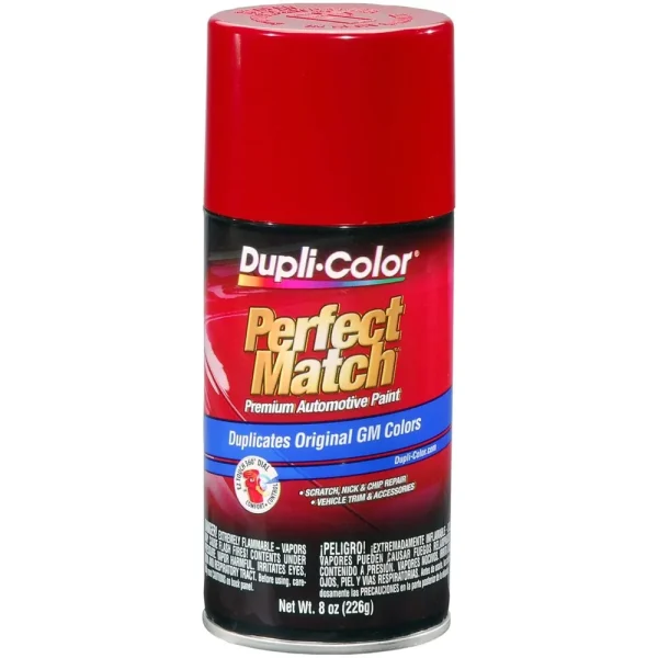 Dupli-Color Perfect Match Premium Automotive Paint General Motors Bright Red (72 WA7475) Aerosol 8